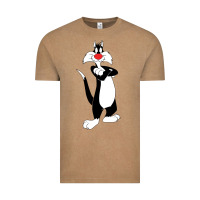 Vintage Coffee sylvester cat Vintage Tee - linhVisuals