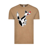 Vintage Coffee sylvester cat Vintage Tee - linhVisuals