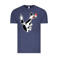 Vintage Denim sylvester cat Vintage Tee - linhVisuals