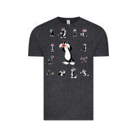Vintage Black sylvester cat Vintage Tee - linhVisuals