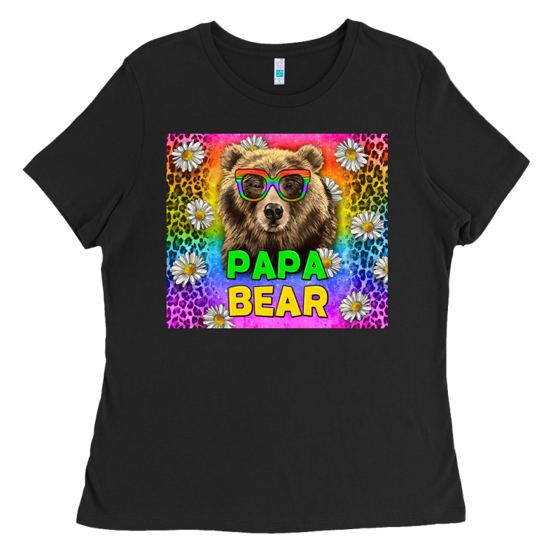 Western Papa Bear Lgbtq+ Tumbler Ladies Tee by BundleAndBundleShop | Teevron