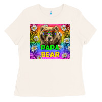 Bone Western Papa Bear LGBTQ+ Tumbler Ladies Tee - BundleAndBundleShop
