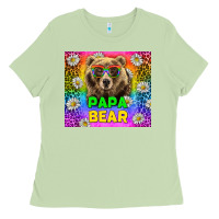 Matcha Western Papa Bear LGBTQ+ Tumbler Ladies Tee - BundleAndBundleShop
