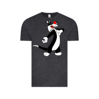 Vintage Black sylvester cat Vintage Tee - linhVisuals