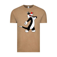 Vintage Coffee sylvester cat Vintage Tee - linhVisuals