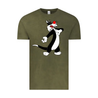 Vintage Olive sylvester cat Vintage Tee - linhVisuals