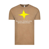 Vintage Coffee undertale   determination point Vintage Tee - linhVisuals