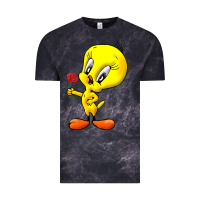 Cloud Black tweety Vintage Tee - linhVisuals