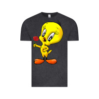 Vintage Black tweety Vintage Tee - linhVisuals