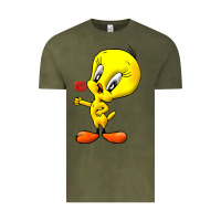 Vintage Olive tweety Vintage Tee - linhVisuals