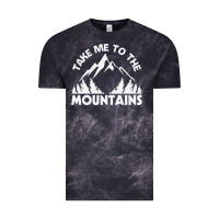 Cloud Black take me to the mountains nature lover Vintage Tee - linhVisuals