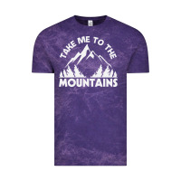 Cloud Purple take me to the mountains nature lover Vintage Tee - linhVisuals
