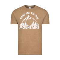Vintage Coffee take me to the mountains nature lover Vintage Tee - linhVisuals