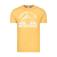 Vintage Mustard take me to the mountains nature lover Vintage Tee - linhVisuals