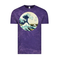 Cloud Purple great wave Vintage Tee - linhVisuals