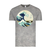 Cloud Rock great wave Vintage Tee - linhVisuals