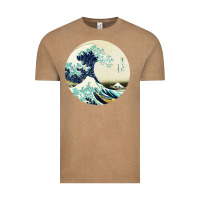 Vintage Coffee great wave Vintage Tee - linhVisuals