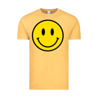 Vintage Mustard vintage retro happy smiley face 80's 90's aesthetic sweatshirt Vintage Tee - linhVisuals
