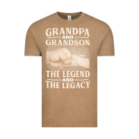 Vintage Coffee grandpa and grandson the legend t  shirtgrandpa and grandson the legen Vintage Tee - linhVisuals