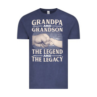 Vintage Denim grandpa and grandson the legend t  shirtgrandpa and grandson the legen Vintage Tee - linhVisuals