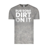 Cloud Rock vintage funny shirts for men, rub some dirt on it long sleeve t shirt Vintage Tee - linhVisuals