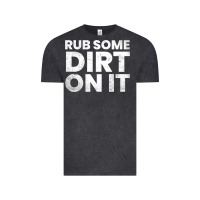 Vintage Funny Shirts For Men, Rub Some Dirt On It Long Sleeve T Shirt Vintage Tee | Teevron