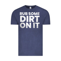 Vintage Denim vintage funny shirts for men, rub some dirt on it long sleeve t shirt Vintage Tee - linhVisuals