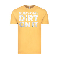 Vintage Mustard vintage funny shirts for men, rub some dirt on it long sleeve t shirt Vintage Tee - linhVisuals