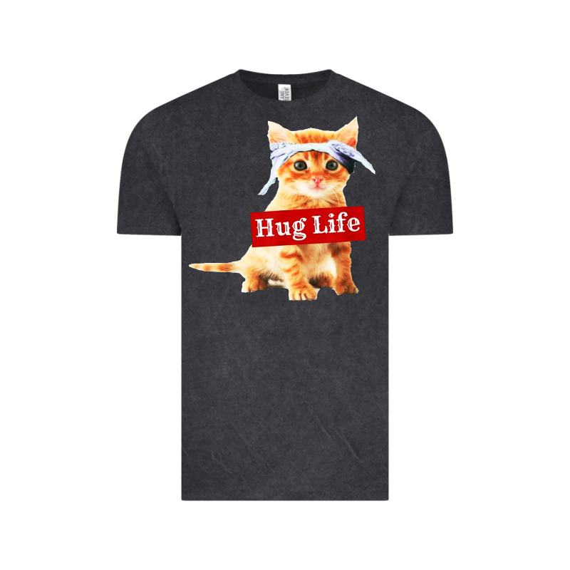 Hug Life Kitty Cat Vintage Tee by linhVisuals | Teevron