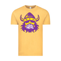 Vintage Mustard skol nordic viking helmet shirt Vintage Tee - linhVisuals