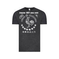 Vintage Black sriracha official hot chili sauce men's graphic Vintage Tee - linhVisuals