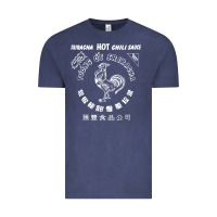 Vintage Denim sriracha official hot chili sauce men's graphic Vintage Tee - linhVisuals