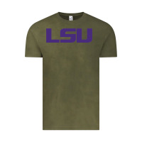 Vintage Olive lsu sport Vintage Tee - linhVisuals
