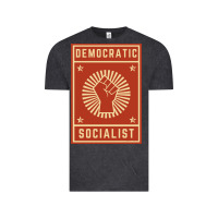 Vintage Black democratic socialist Vintage Tee - linhVisuals