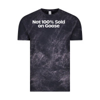 Cloud Black womens not 100 sold on goose v neck t shirt Vintage Tee - linhVisuals