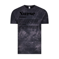 Cloud Black nurse Vintage Tee - linhVisuals