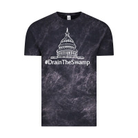 Cloud Black drain  swamp Vintage Tee - linhVisuals