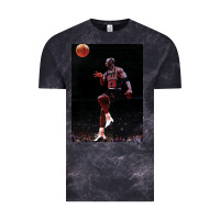 Cloud Black Michael JorDunk Vintage Tee - linhVisuals