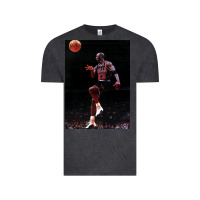 Vintage Black Michael JorDunk Vintage Tee - linhVisuals