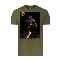 Vintage Olive Michael JorDunk Vintage Tee - linhVisuals