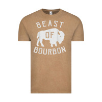 Vintage Coffee beast of bourbon drinking whiskey design bison buffalo party t shirt Vintage Tee - linhVisuals