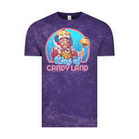 Cloud Purple candy land king of candy land portrait t shirt Vintage Tee - linhVisuals
