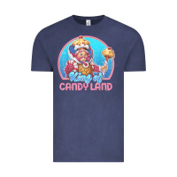 Vintage Denim candy land king of candy land portrait t shirt Vintage Tee - linhVisuals