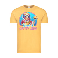 Vintage Mustard candy land king of candy land portrait t shirt Vintage Tee - linhVisuals