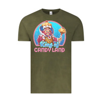 Vintage Olive candy land king of candy land portrait t shirt Vintage Tee - linhVisuals