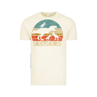 Vintage Arctic daddy dinosaur daddysaurus 3 three kids xmas christmas gift t shirt Vintage Tee - linhVisuals
