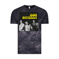 Cloud Black iron butterfly Vintage Tee - linhVisuals