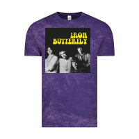 Cloud Purple iron butterfly Vintage Tee - linhVisuals