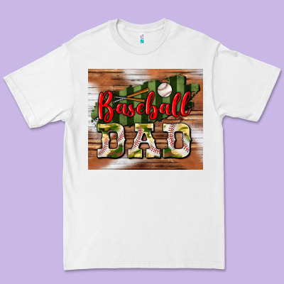 Baseball Dad Tumbler Premium Tee Designed By Bundleandbundleshop