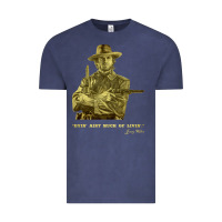 Vintage Denim the outlaw josey wales Vintage Tee - linhVisuals